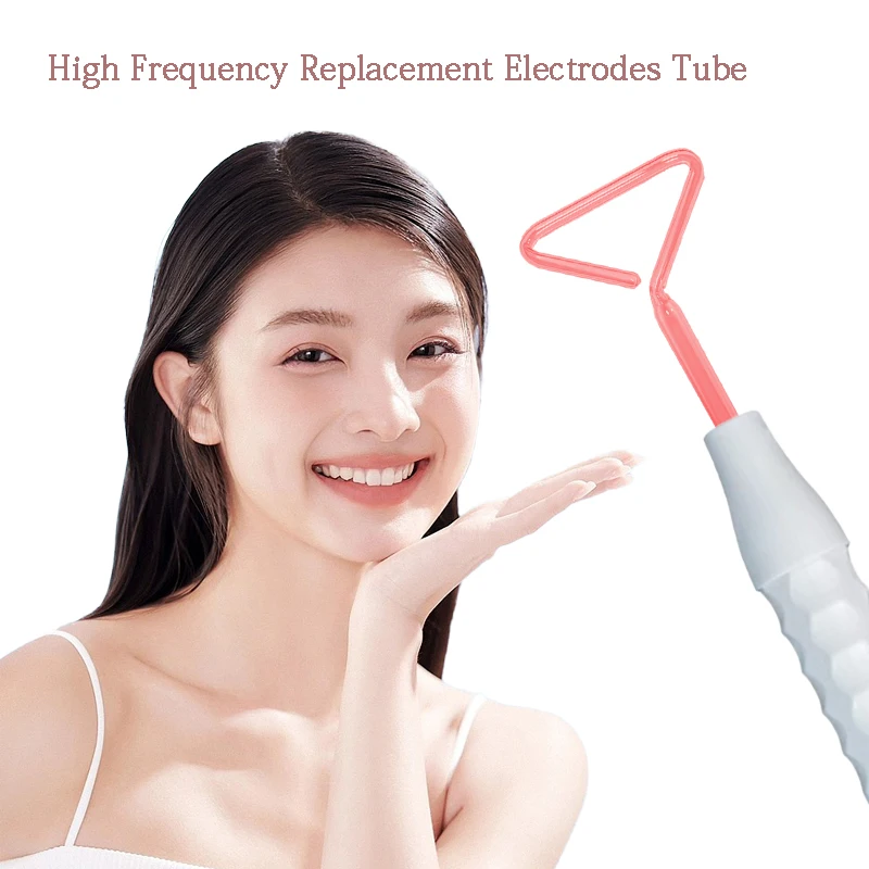 1pcs High Frequency Electrotherapy Devices Parts Replacement Electrotherapy Glass Tube Spot Acne Remover Hair Facial Body Spa