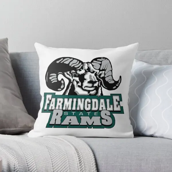 

Rams Suny Farmingdale Printing Throw Pillow Cover Anime Cushion Office Sofa Decor Case Bedroom Car Pillows not include One Side