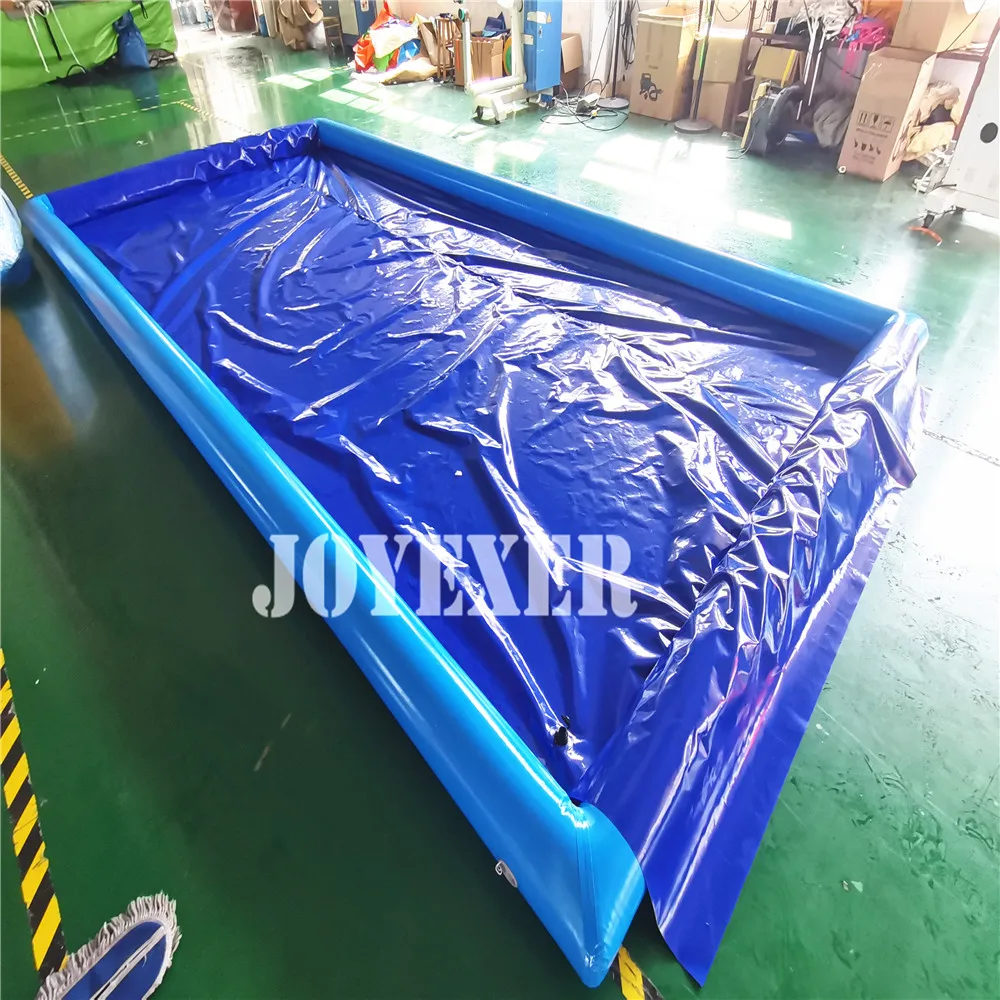 Easy set up Portable water collector Containment Mat inflatable car wash mat 6