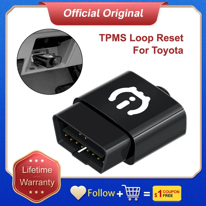 

TPM50 For Toyota Lexus Scion TPMS Loop Reset Tire Pressure Monitoring System Unlock Tool OBD2 Scanner Help Write IDs Accessories