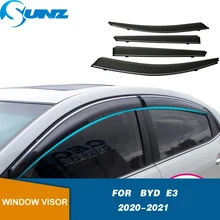 

Side Window Deflector For BYD E3 2020 2021 Car Door Window Visor Wind Rain Sun Smoke Guard Deflector Vent Shade Raincoat SUNZ