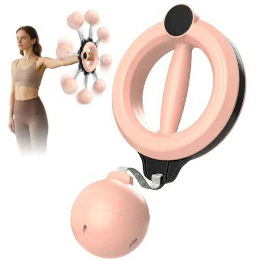 Inner Thigh Exerciser for Women, Adjustable Pelvic Floor Muscle Exercise Devices, Arm Workout for Men and Women, 360° Hand-Crank