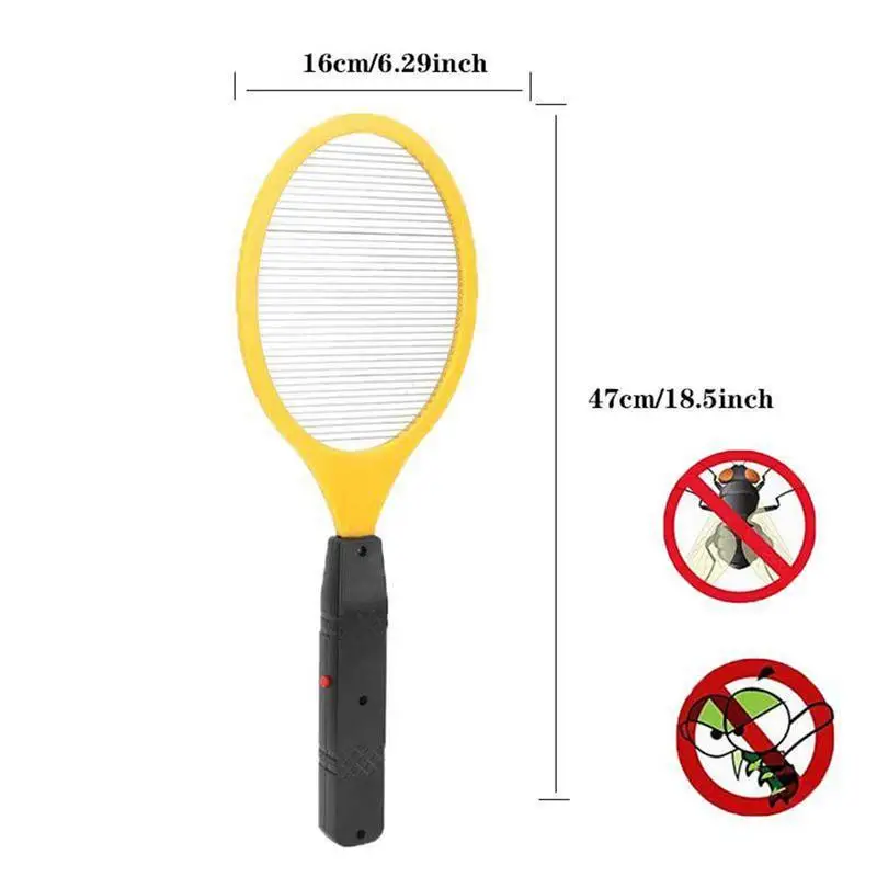 Description Picture 4 of itemElectric Fly Insect Bug Zapper Bat Portable Insects Mosquito Killer Swatter Racket Household Battery Electric Mosquito Swatter
