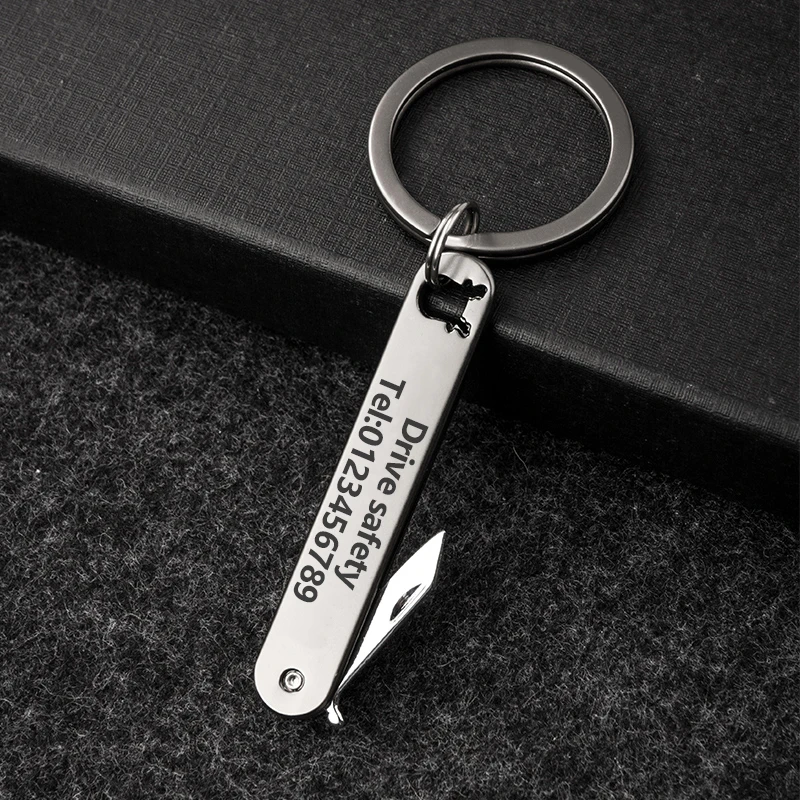 real titanium anti lost car keychians edc break glass escape key chain custom lettering key rings holder for friends best gifts Unboxing Keyring Drive Safe Custom Lettering Anti-lost Car Keychians Personalized Card Trinket Key Rings Holder for Best Gifts