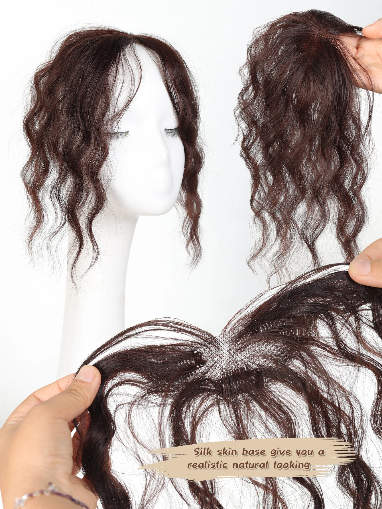 Synthetic Hair Bangs for Women with Invisible Clips