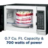 Countertop Microwave Oven,Compact 0.7 Cubic Ft.,700-watt Capacity,6 Auto Cooking Settings,Kitchen Essentials,Stainless Steel 3