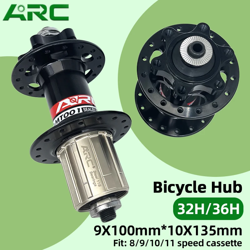 

HG Cube ARC 32 36 Hole Mtb Hub Disc Brake Front Rear Hub 135x10 Mm MTB Mountain Bike Hubs for 8 9 10 11 Speed Bike Accessories