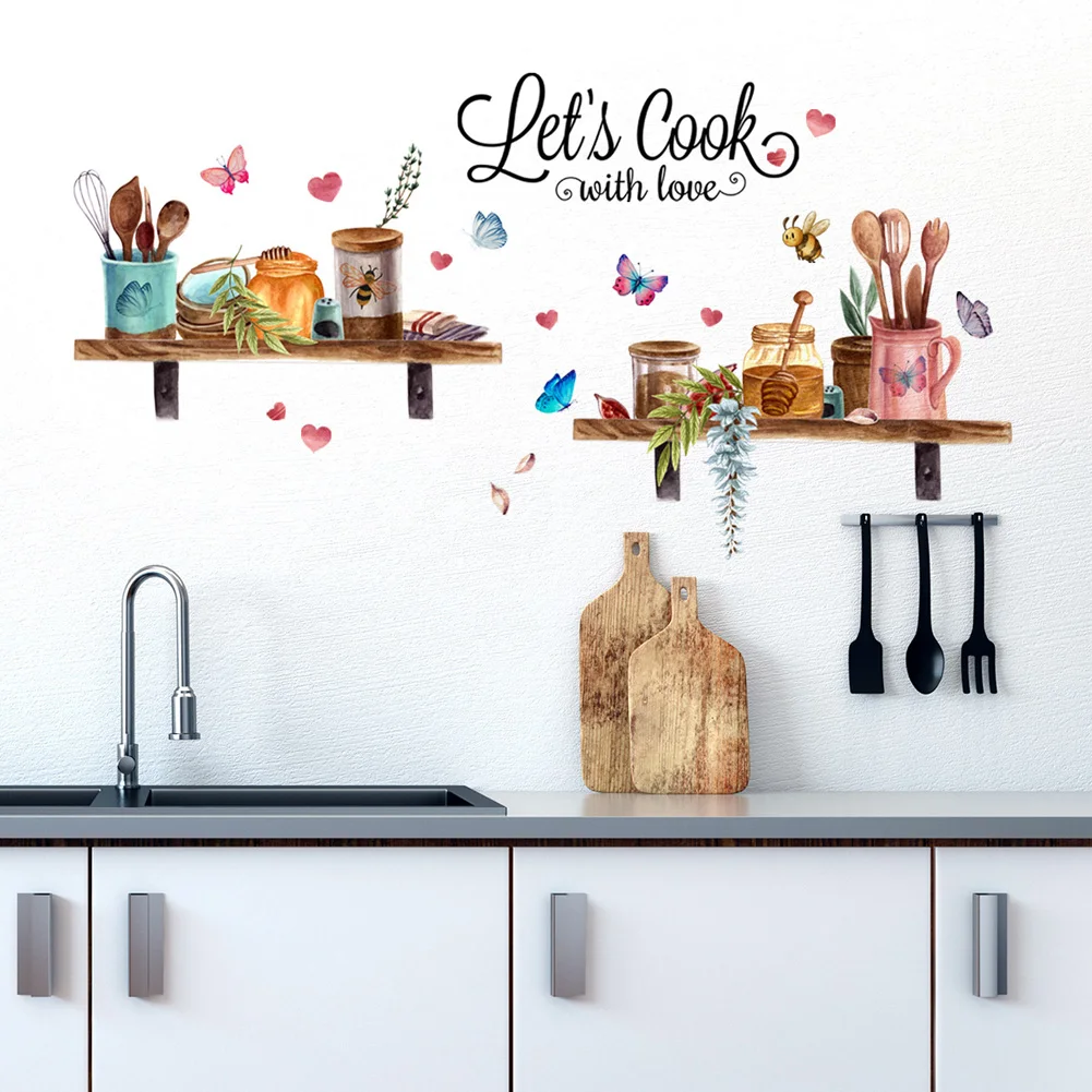 Kitchen Wall Stickers Kitchen Kitchen Kitchen - Kitchen Pattern ...