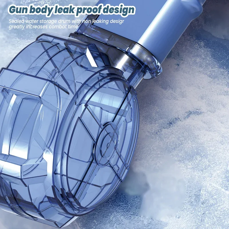 Electric Water Gun Pulse Water Gun Self-integrated Automatic Water-Absorbing Large-Capacity Lighting Children's Water Gun Toys 3
