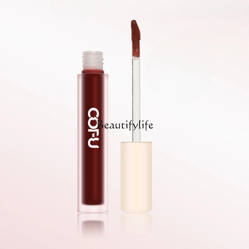 

Lip Lacquer Long Lasting Color Rendering Matte Velvet Lip Lacquer White No Stain on Cup Daily Female Lipstick