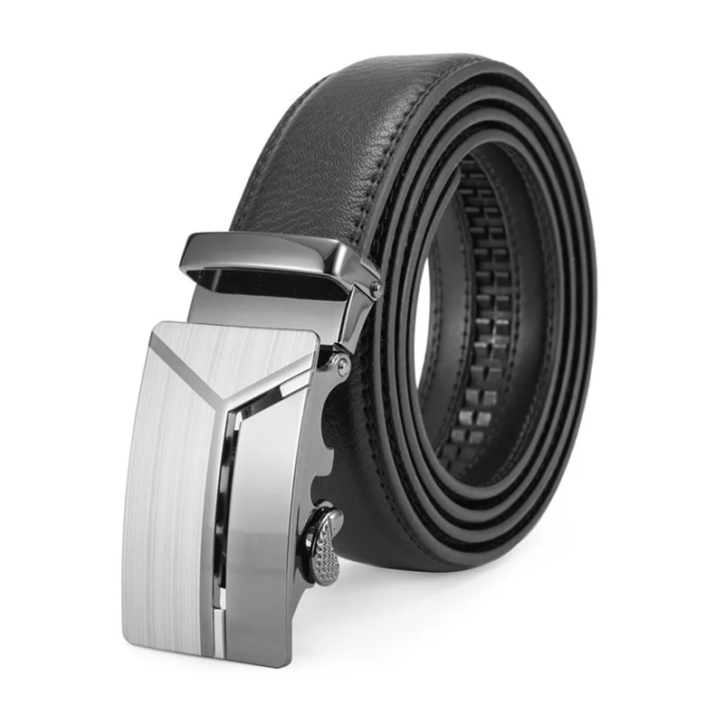 Men Belt Male Belts For Men Strap Quality Genuine Leather Belt Men Automatic Buckle black Belts Cummerbunds cinturon hombre brown designer belt