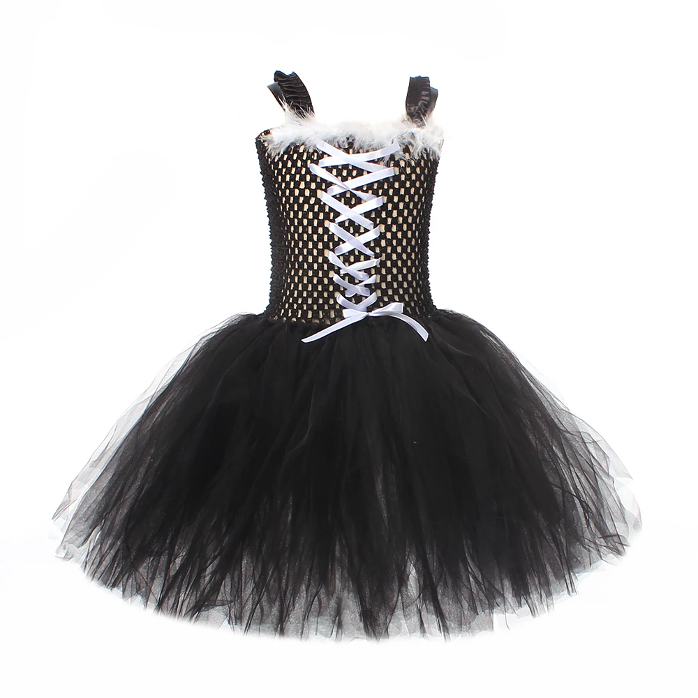 blue dress for baby girl Girls Black Cat Tutu Costume with Tail & Ears. ships Free!