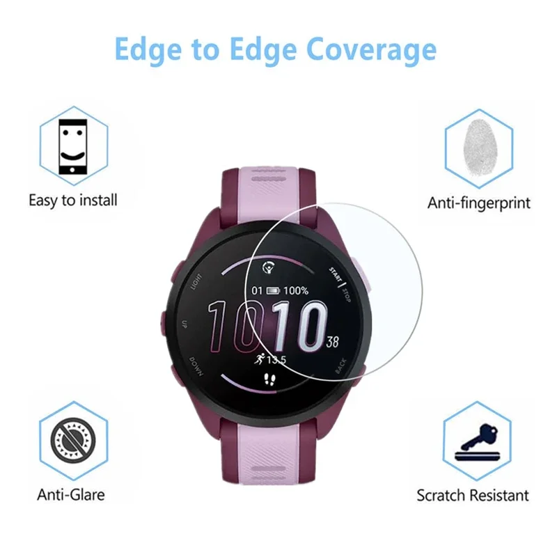 الزجاج المقسى ل Garmin Forerunner 165 165Music 9H...