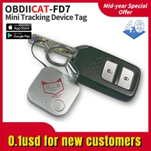 OBDIICAT Auto Car Mini Anti-Lost Smart Bluetooth remote Theft Device Alarm GPS  Tracker Camera Locator Car Key tracking