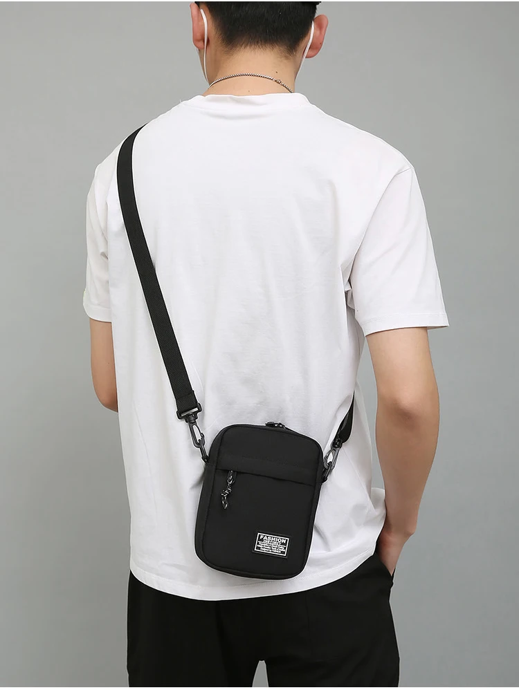 Compact Unisex Crossbody Bag - Lightweight Travel & Everyday Phone Pouch with Adjustable Strap