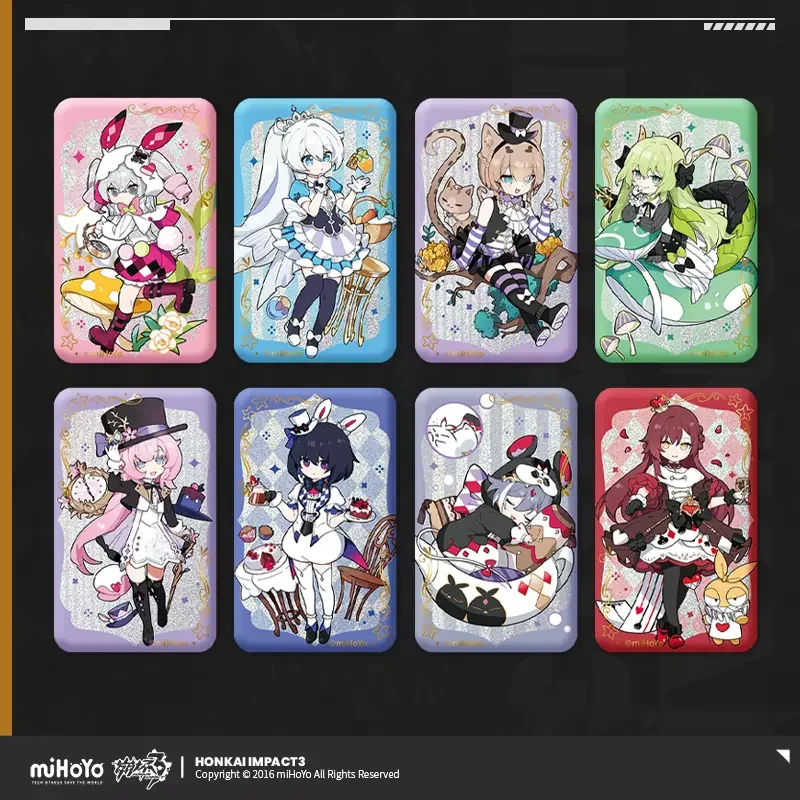 

Sunsyea Honkai Impact 3rd Official Merch miHoYo Original Authentic Theme Series Badge Mobius Elysia Kiana Pardofelis Seele