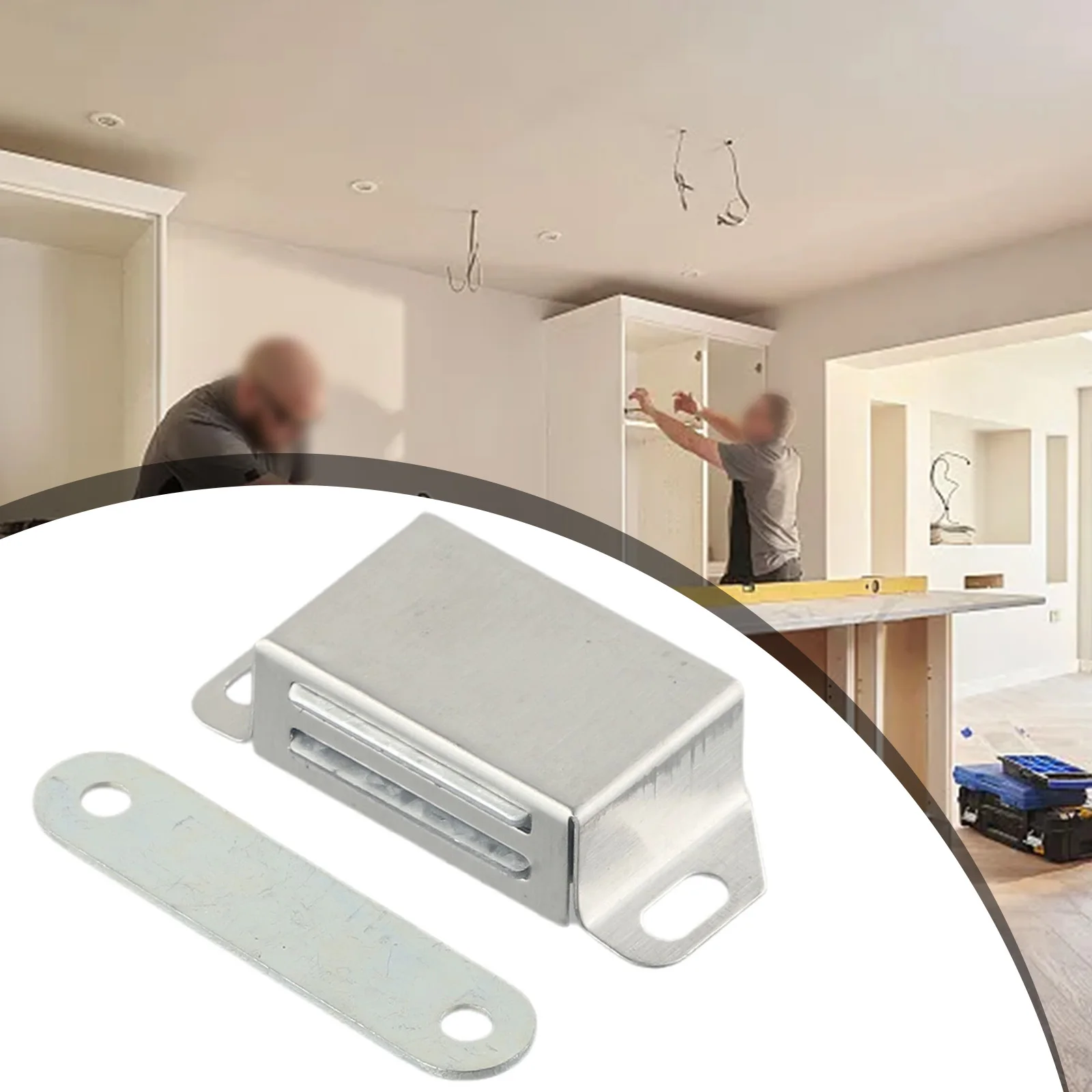 

Magnetic Door Catch Strong Heavy Duty Cupboard Magnets 10KG Kitchen Door Furniture Furniture Hardware Accessories