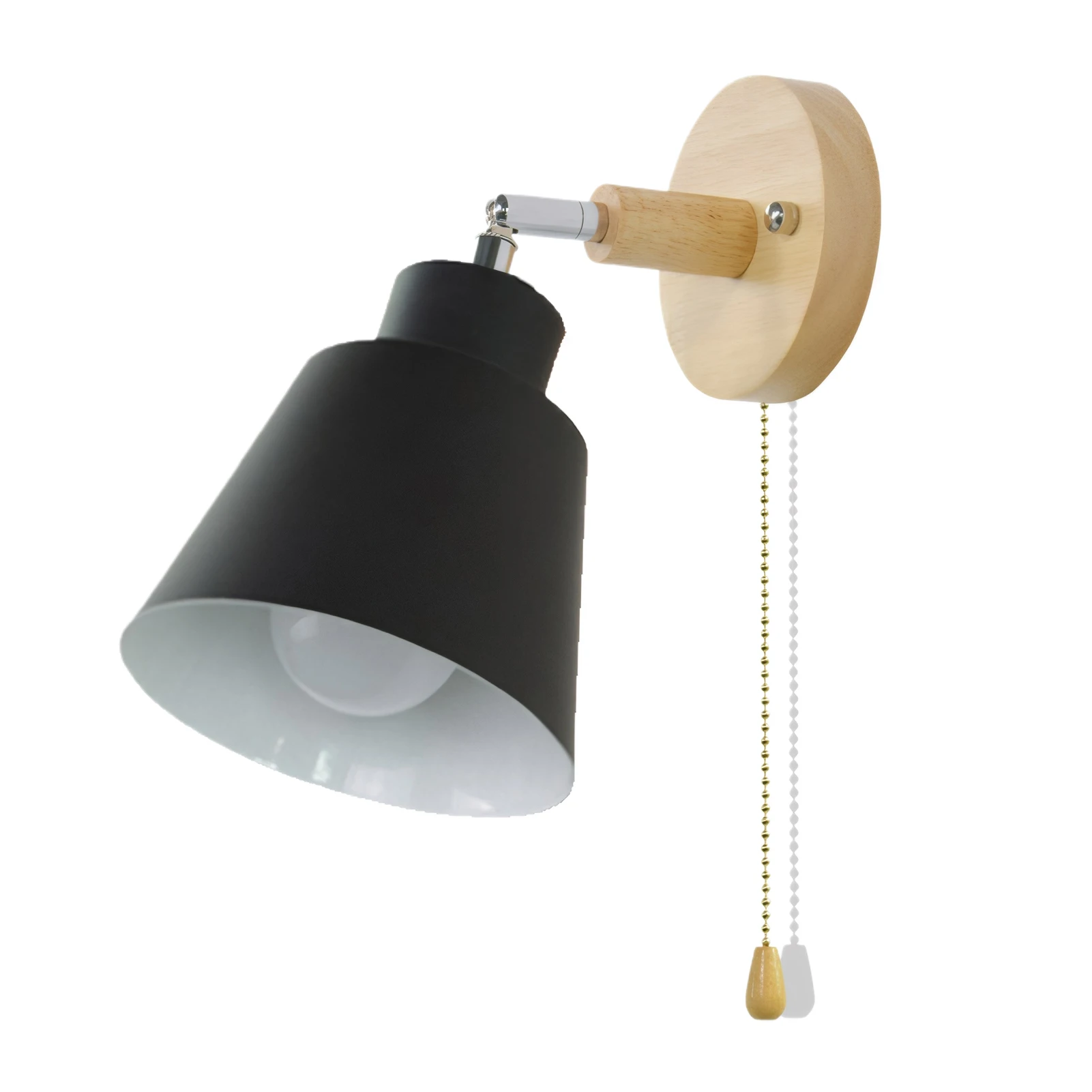 

Красивая и практичная деревянная настенная лампа для спальни, аксессуары для спальни, прикроватная настенная лампа, освещение