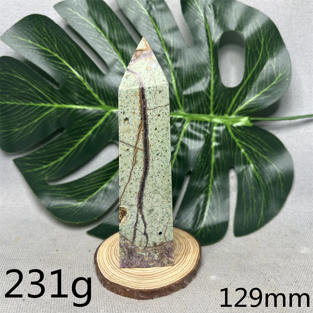 Jurassic Natural Gemstone Sugilite Fluorite Tower Mineral Symbiosis Home Room Decoration Gift Witchcraft Prayer Crystal Healing 4