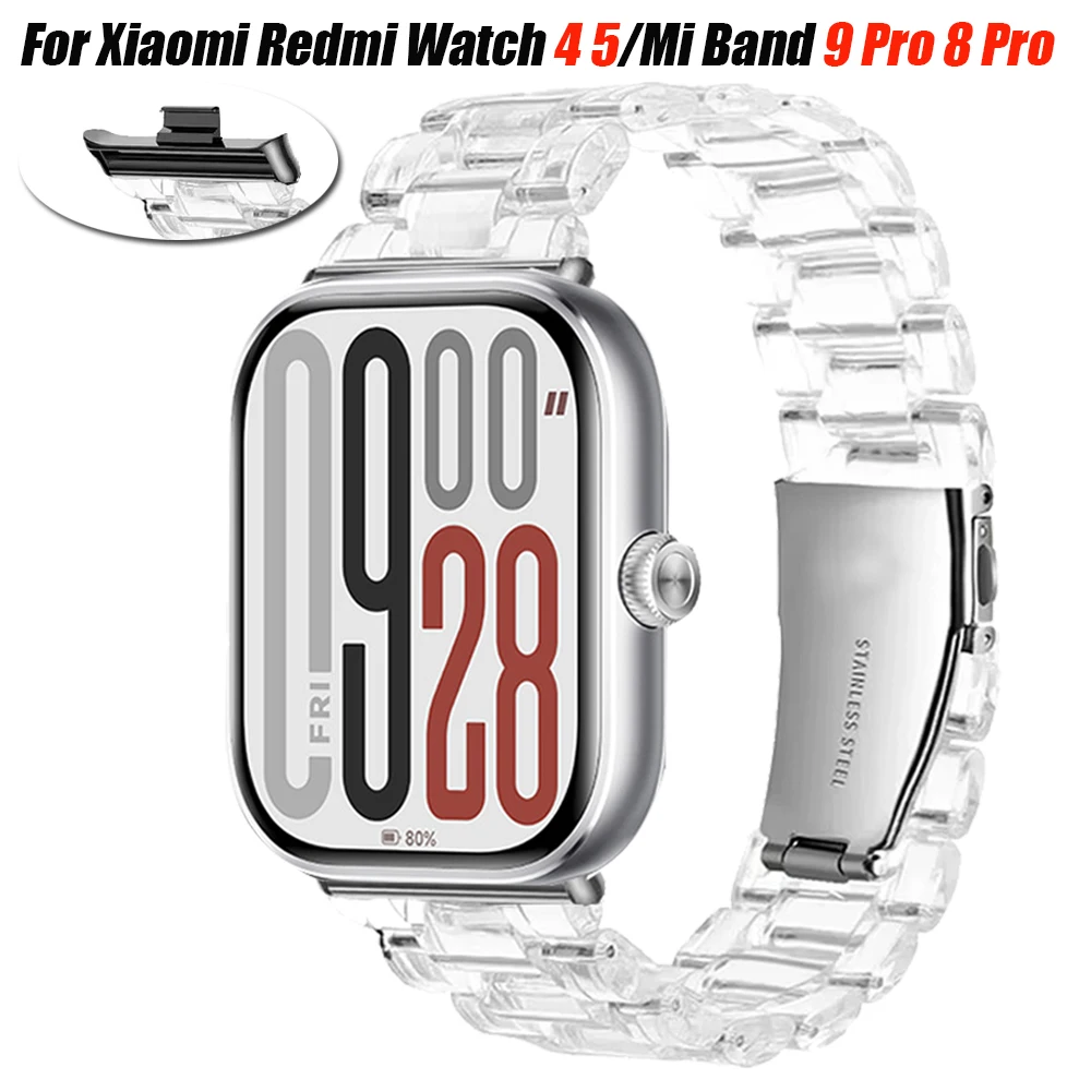 Transparent Silicone Replacement Strap Wristband Accessory