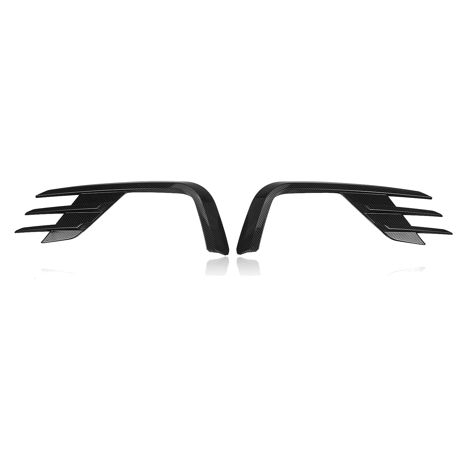

Carbon Fiber Front Fog Light Lamp Eyebrow Cover Trim Frame for Honda Accord 2021-2022 Wind Knife Grille Decor