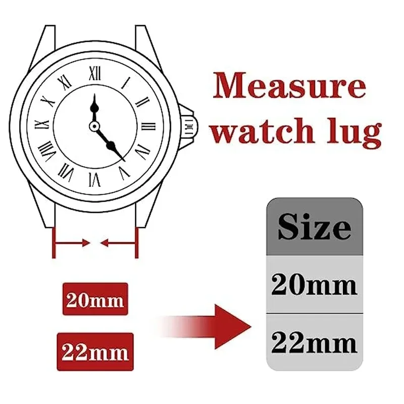Magnetic Milanese Loop Metal Bracelet Strap (22mm/20mm)