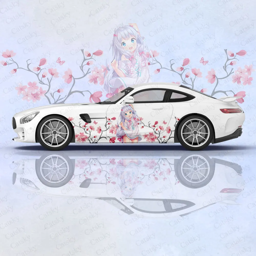 

Izumi Sagiri аниме девушка кузова автомобиля Наклейка Itasha винил автомобиль боковая наклейка кузова автомобиля Декор наклейка автомобиля защитная пленка