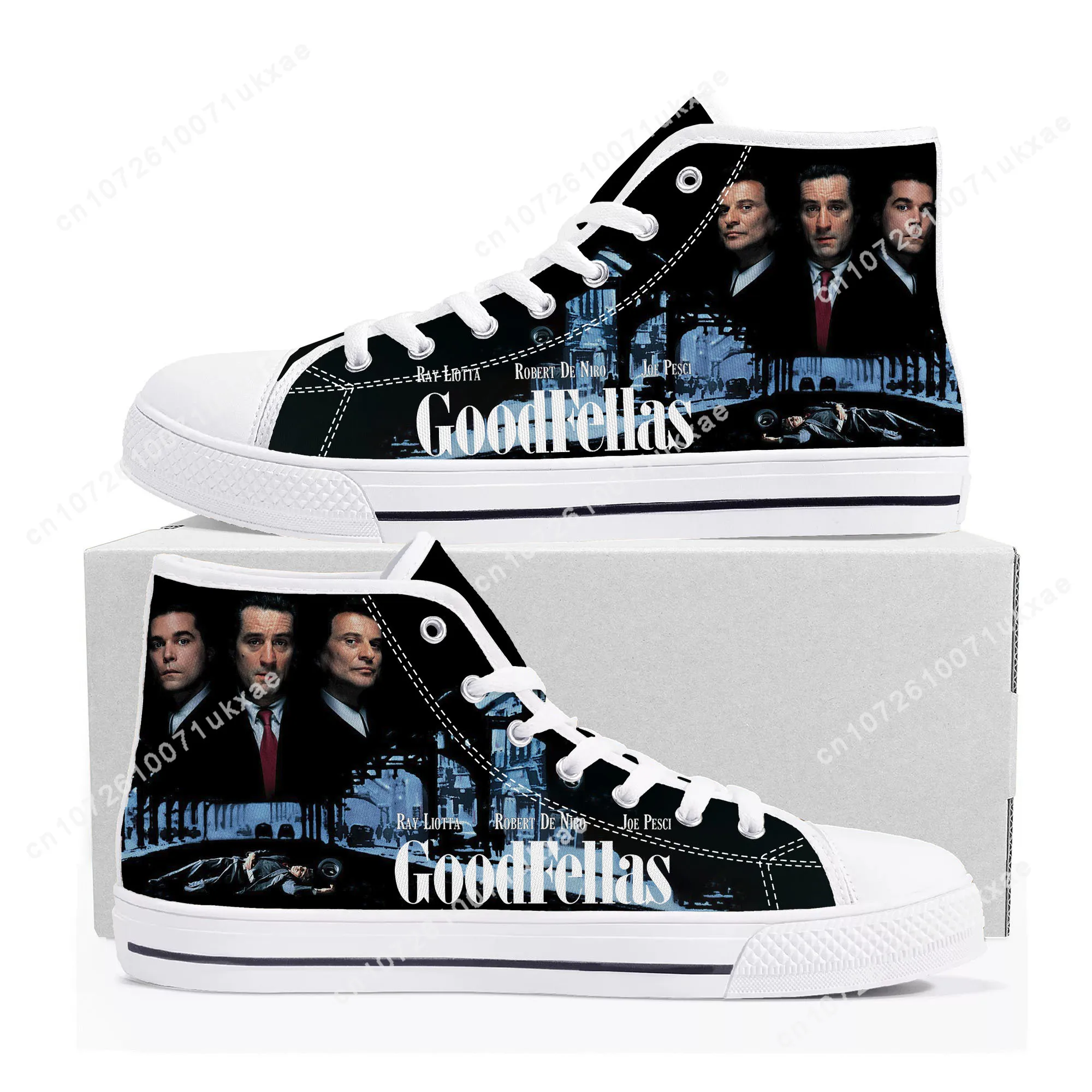 

Goodfellas High Top Sneakers Mens Womens Teenager High Quality Robert De Niro Canvas Sneaker couple Casual Shoe Customize Shoes