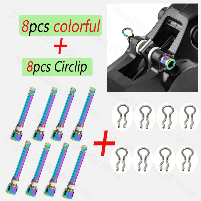 8 pezzi colorati