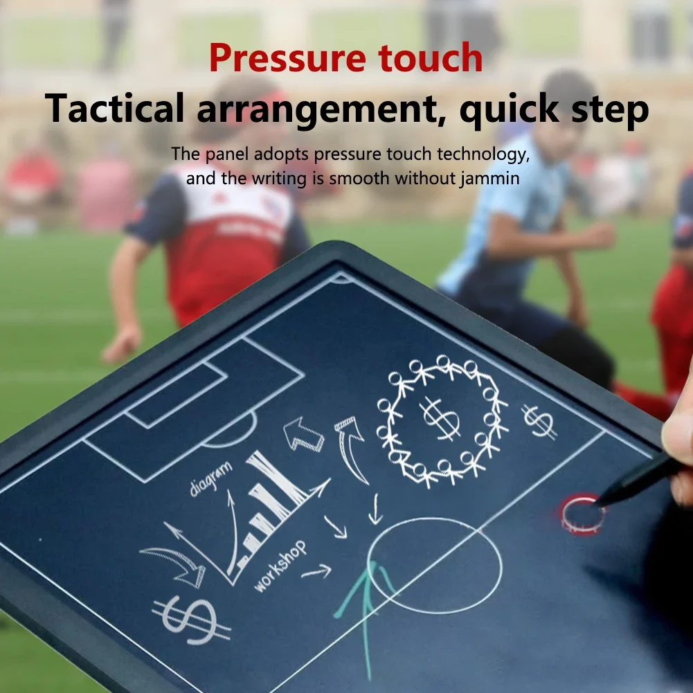 Premium Electronic Coach Board With Stylus Pen 15-inch Lcd Large Screen Football Basketball Training Equipment