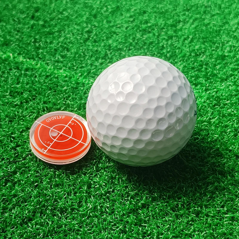 4pc Golf Slope Putting Level Reading Ball Marker & Hat Clip Outdoor Golfing Sports Training Tool-Six Colors, Gift For Golfers