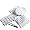 Imitation Porcelain Watercolor Palette Wavy Shape Easy To Clean Pigment Plate Chinese Painting Professional Art Tools 3