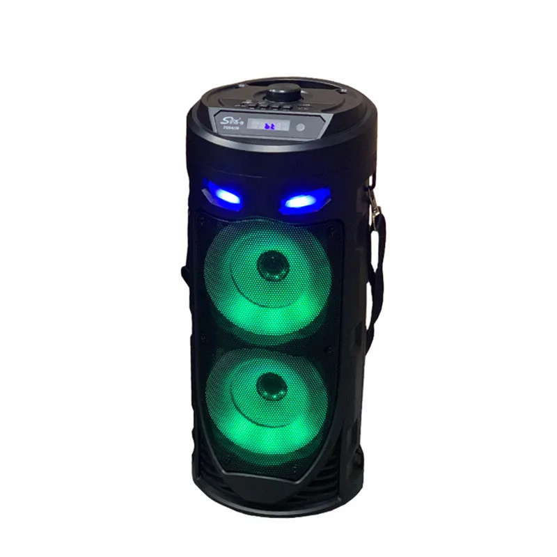 

Large Square Dance Portable Bluetooth Speaker LED Colorful Light Soundbar Column KTV Soundbox Wireless Subwoofer HiFi Boombox