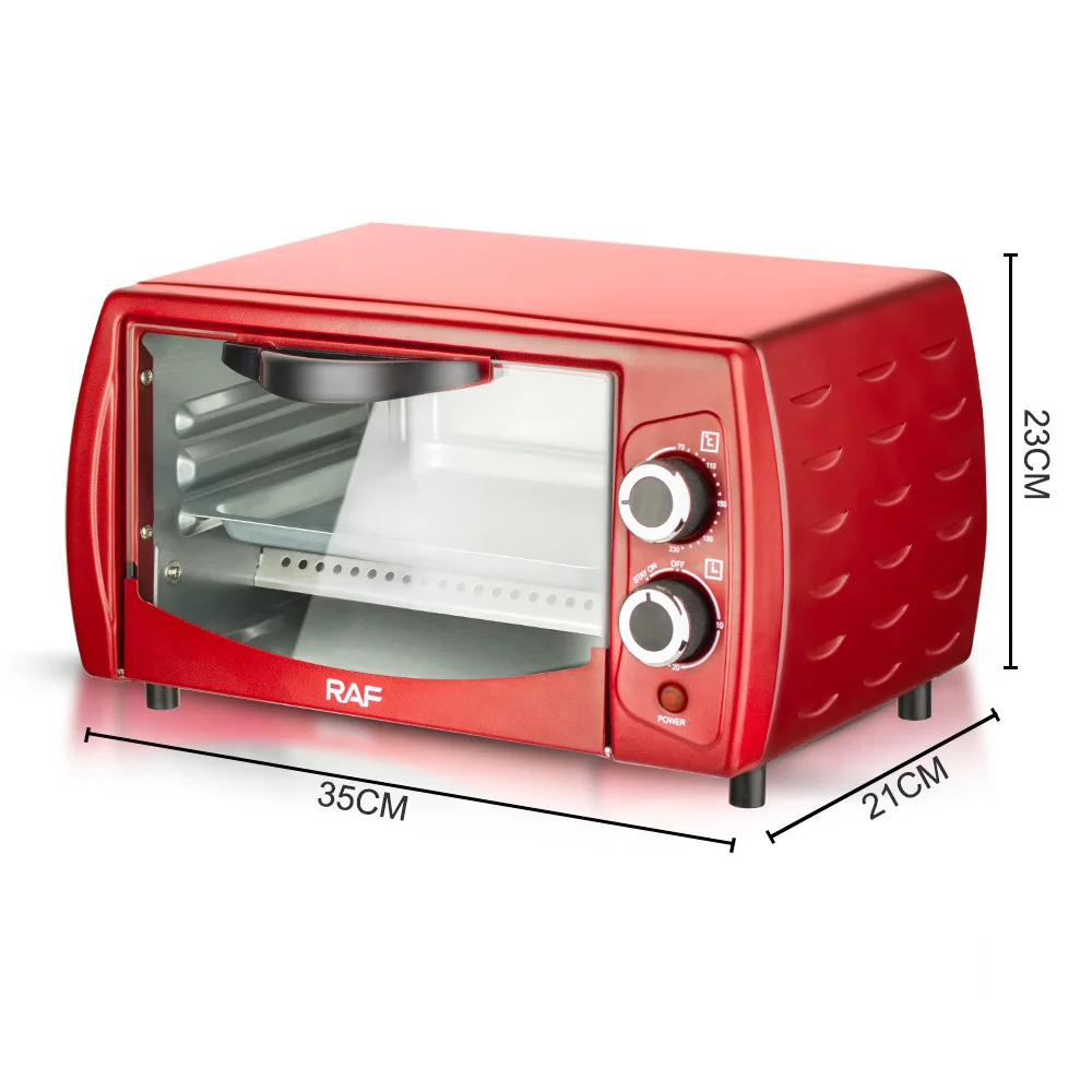 Brentwood Appliances TS-345R 4-Slice Toaster Oven, Red