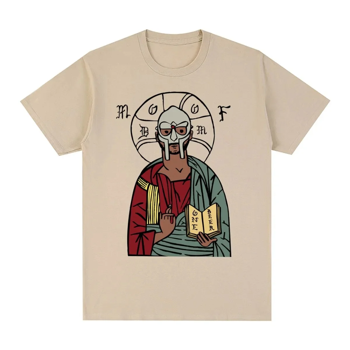 Mf Doom 빈티지 티셔츠, 클래식 레트로 마스크, 힙합 파티, 플러스 사이즈, 여성 티셔츠, 신상