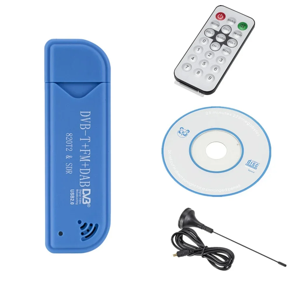 Récepteur de tuner TV numérique,USB 2.0,DVB-T,SDR,DAB,FM,SDR TV Stick