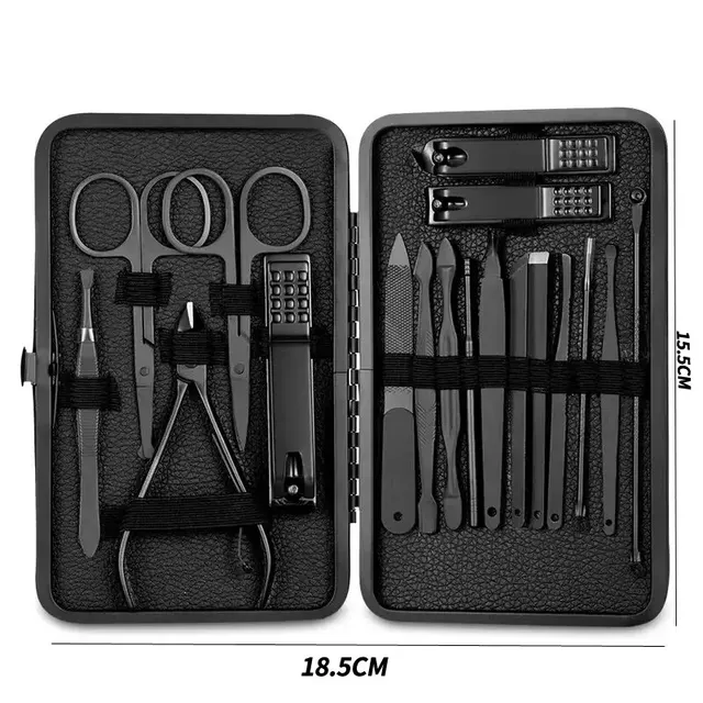 Nail Clipper Set Nail Clipper Set Case Diagonal Nail Clippers Pedicure Tools Ear Pick Scoop Magic Nail Tools to Remove Dead Skin 5