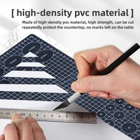 A2 PVC Cutting Mat Board Durable Self-healing DIY Sewing Student Art Paper Cutting Engraving Cut Pad Leather Craft Tool 3