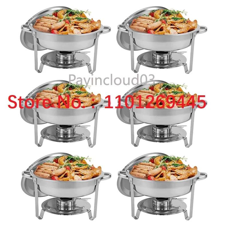 Commercial Catering Kitchenware Set Candle Electric Hot Pot Chafer