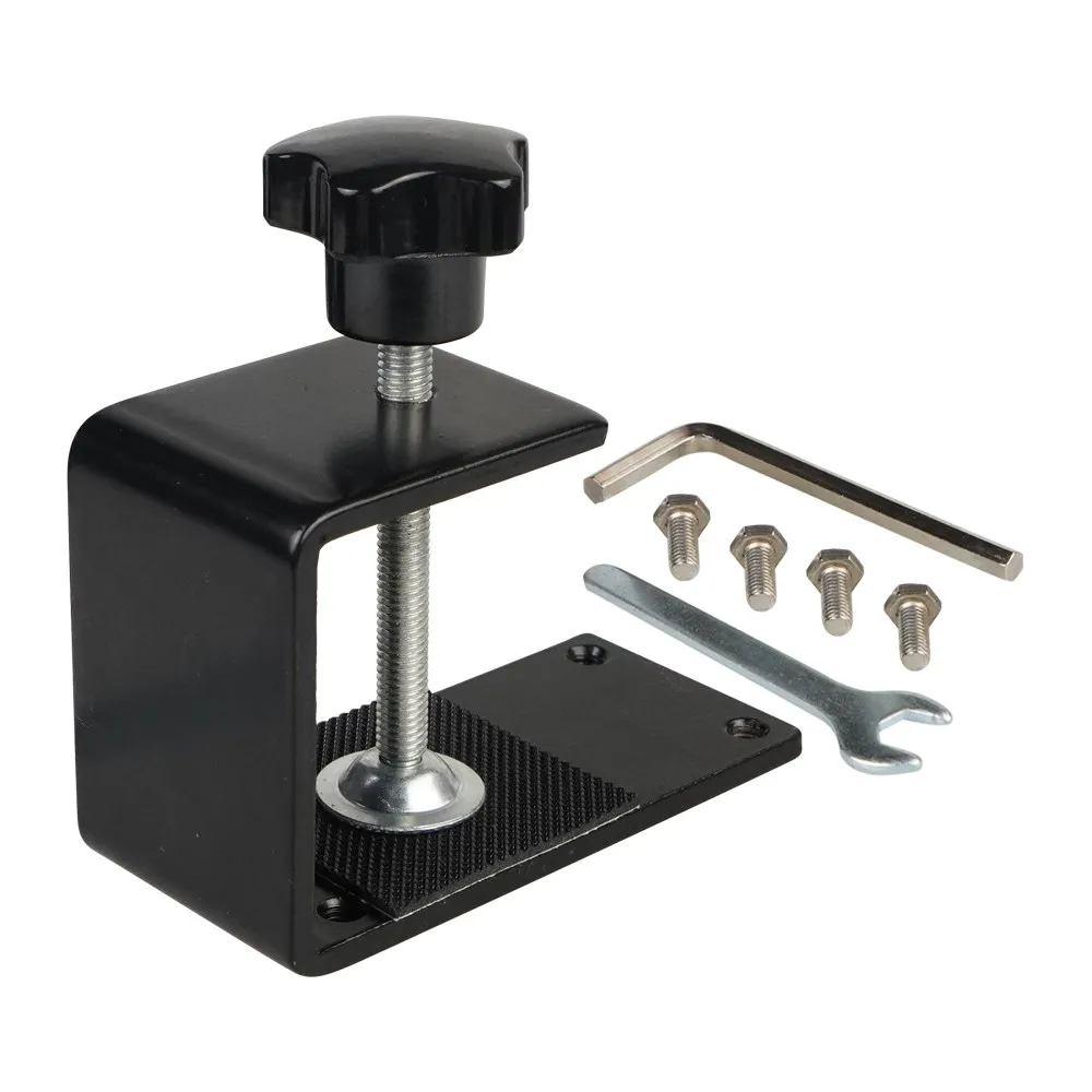 For SIM Racing Game USB Interface Handbrake Holder Fixing Clamp Bracket Or Splint Black Stainless Steel ZZ-1074A-BK