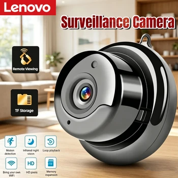 Lenovo Wireless WiFi Camera 4K Infrared Night Vision Mini Camera Outdoor Smart Detection Home Security Remote Monitoring Camera 1