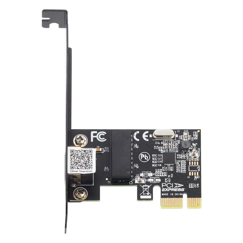 단일 포트 기가비트 이더넷 PCI 익스프레스 유선 네트워크 카드, RJ45 포트 랜 어댑터, NIC Realtek 8111 칩셋, 1000mbps