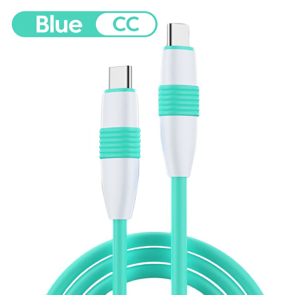 thumbnail image 1 of Cable USB tipo C dual de 60 W, cable de carga rápida USB tipo C a tipo C para iPhone 15, 16, Samsung y Xiaomi., 1 of 5