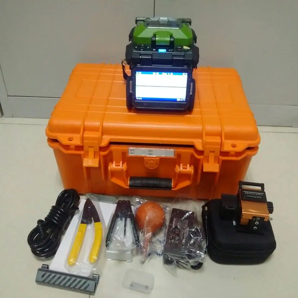 CETC Fiber Fusion Splicing Machine AV6481 Fiber Optic Fusion Splicer AV6481 FTTH Optical Fiber Fusion Splicer English Menu