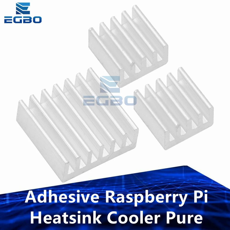 DAOKAI 15 Pezzi Dissipatore di Calore in Alluminio Set di Raffreddamento Dissipatore di Calore Protegge La Scheda Madre, per Raffreddare Raspberry Pi con Nastro Adesivo Termico Conduttivo