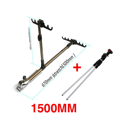Telescopic Fishing Rod Stand Fishing Rods Support Fishing Support Rod  Holder Foldable Outdoor Fishing Equipment - AliExpress
