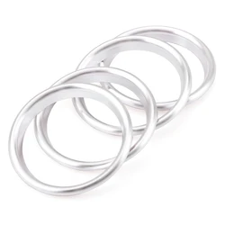 Sleek Air Center Console Outlet Trim Inner Ring Cover - Premium Interior Accessory (Silver)
