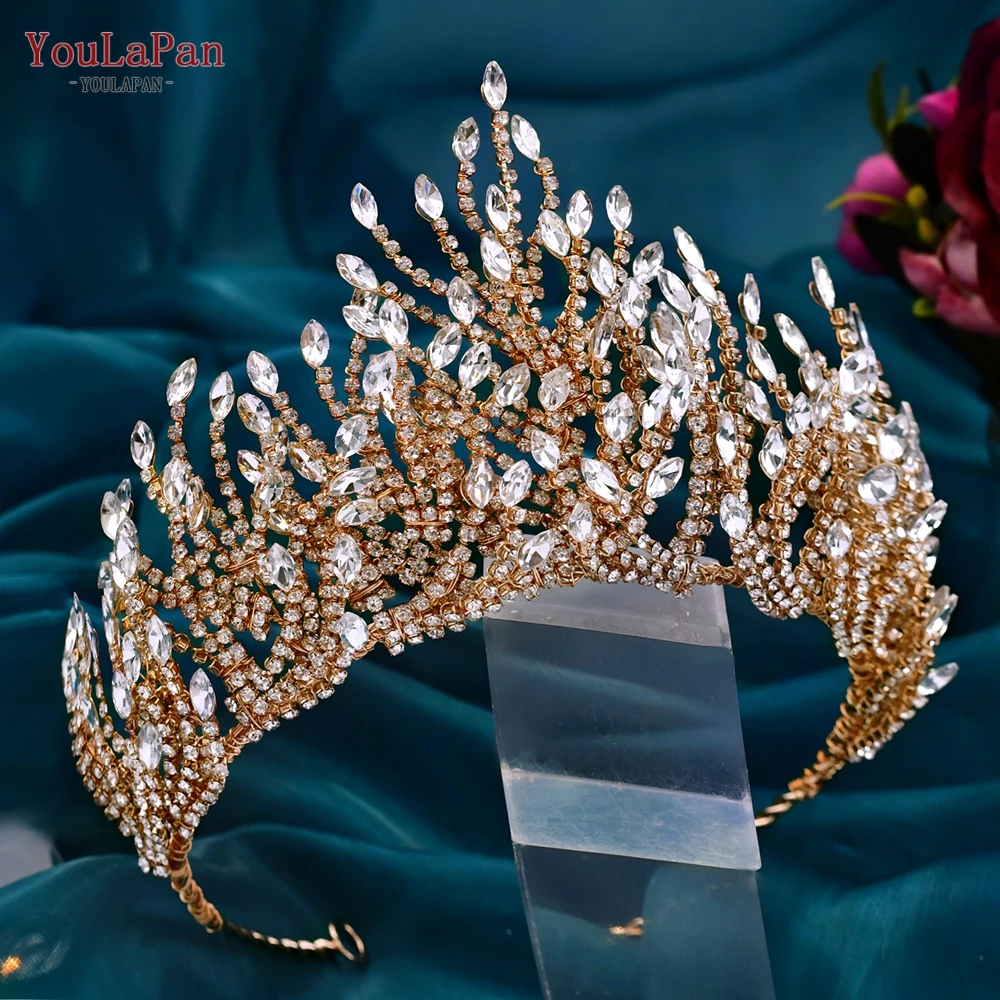 お買い得商品特集 - 販促エクスプレス Tiara Bridal Crown Bride HP193 YouLaPan Wedding Crown Hair ピアス