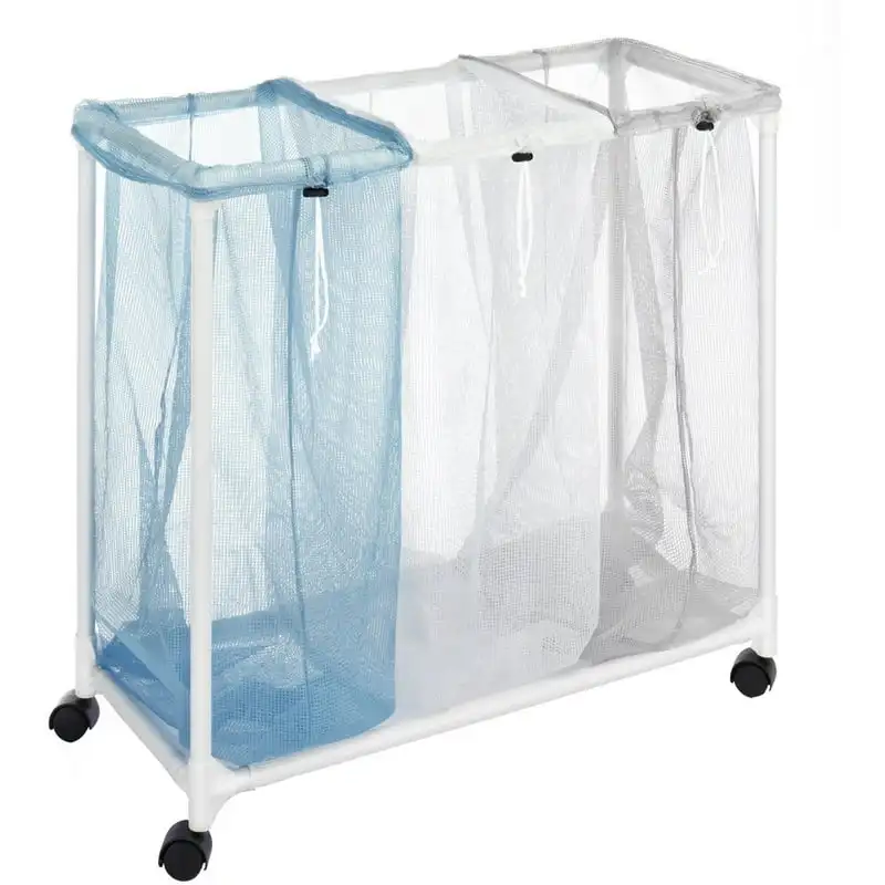 

Mesh Bag Laundry Sorter, Clear and Blue Crafts materials wood Wooden puzzle Wooden blocks Subimation blanks Palos madera manuali