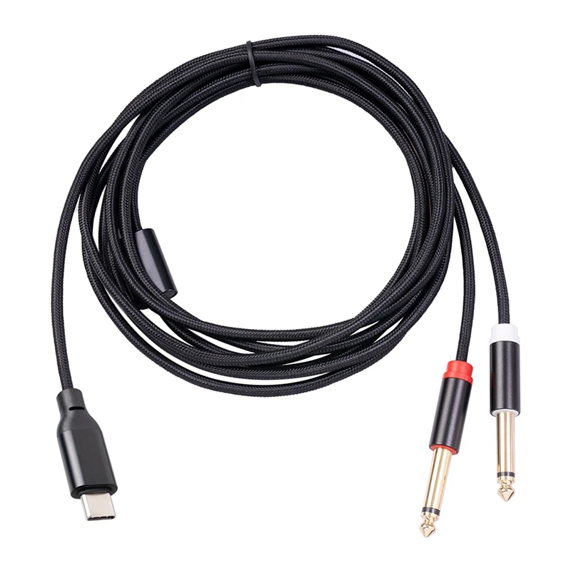 USB C- 6.35Mm ׷ Y й ̺, Ʈ , º, Ʈ, , ͽ ֿܼ TRS  ڵ